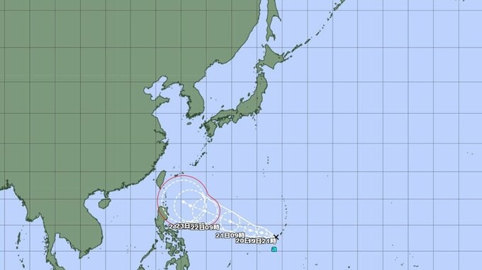 "台風のたまご" ＝熱帯低気圧が発生　このあとの勢力と進路を詳しく　24時間以内に台風に発達する見込み　最大瞬間風速50メートル予報　今後の全国の天気を画像で　気象庁　　|　山形のニュース│TUYテレビユー山形