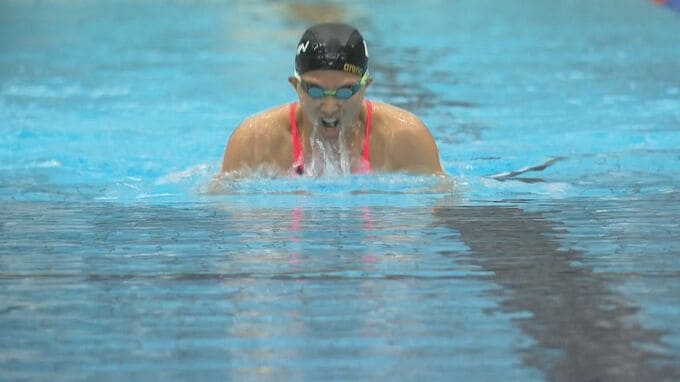 １日２０キロ泳ぐ人並み外れた練習量の競泳代表・鈴木聡美選手「金とって自信につなげたい」　|　福岡のニュース｜RKB NEWS｜RKB毎日放送