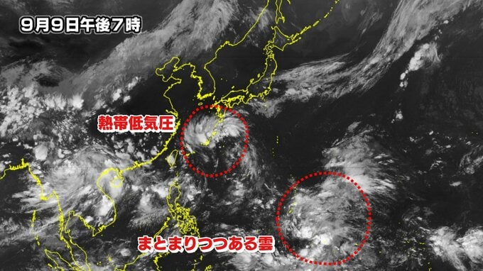 日本の南は熱帯低気圧の発生しやすい状況【雨風シミュレーション】台風シーズン 9月下旬にかけても　|　富山のニュース｜天気・防災｜チューリップテレビ
