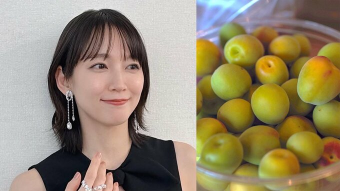 【 吉岡里帆 】　今年の目標『梅仕事』に初挑戦　「出来上がりが楽しみだ...ふふふ〜」　梅干し・梅味噌など6種類を1日がかりで本格仕込み|TBS NEWS DIG