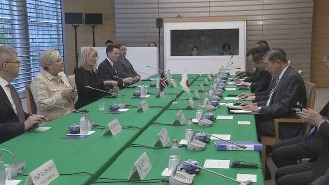 石破総理　アイスランド大統領と会談　経済や安全保障など幅広い分野での連携を確認