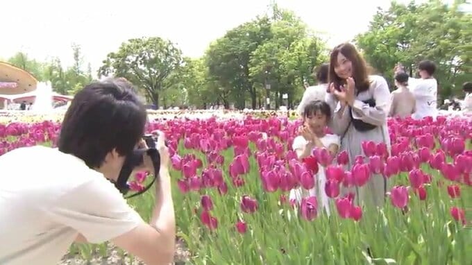 こどもの日に元気な声が響く…行楽日和の富山県内をスケッチ　|　富山のニュース｜天気・防災｜チューリップテレビ