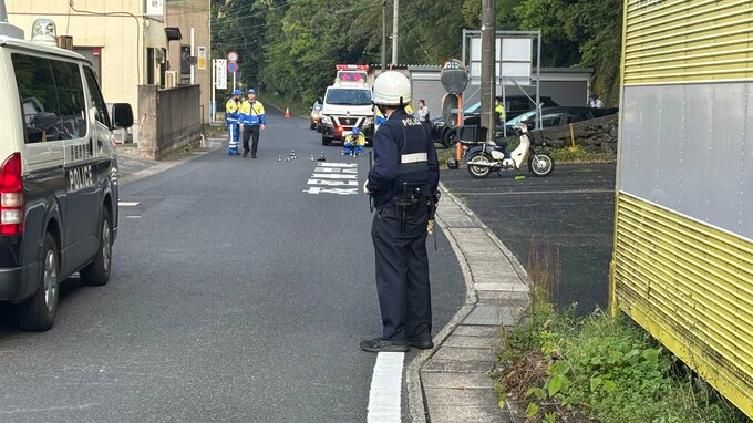 新聞配達中のバイクにはねられ女性死亡　長崎県佐世保市の市道　|TBS NEWS DIG