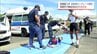 宮崎国スポで自転車ロードレース競技の会場　串間市で競技中の事故を想定した救護訓練　|　MRTニュース ｜ ＭＲＴ宮崎放送