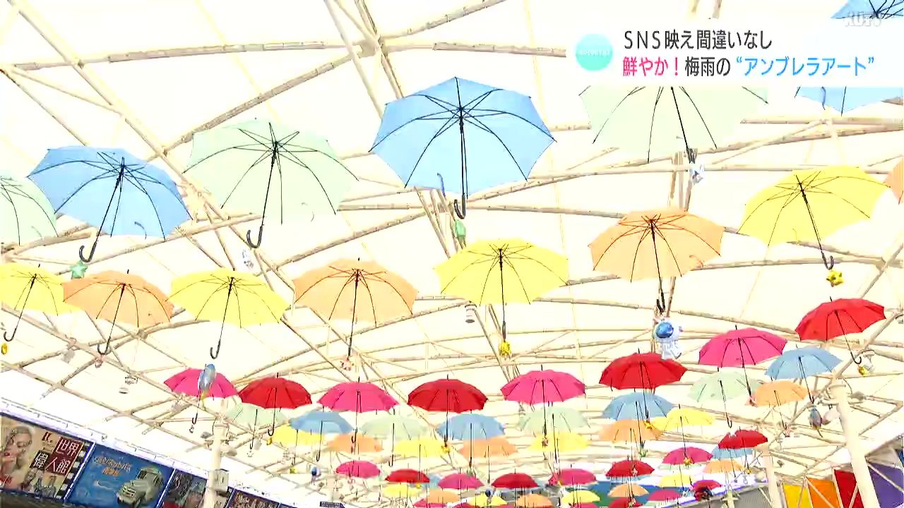 ｓｎｓ映え間違いなし 梅雨ならではのアンブレラアート 気象ニュース 22年06月16日 日本気象協会 Tenki Jp