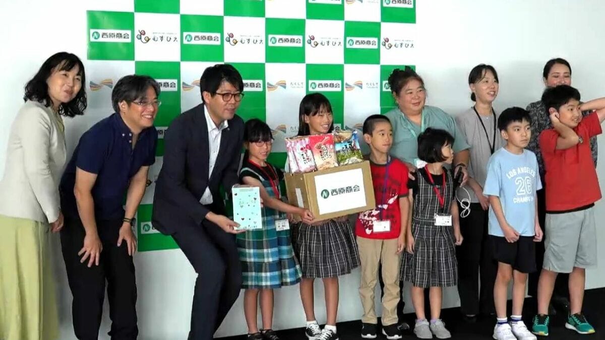 「子どもは地域の宝」西原商会が子ども食堂にスナック菓子を寄贈　鹿児島