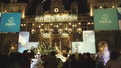 パリのクリスマスイルミネーション　今年はオリンピックカラー| TBS CROSS DIG with Bloomberg