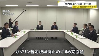 「年内廃止へ努力」で一致 ガソリンの暫定税率めぐり与野党6党 「来年1月」としていた自民党が野党に譲歩| TBS CROSS DIG with Bloomberg