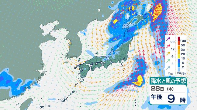 【今後の雨】29日にかけて大雨の可能性…落雷・突風・急な強い雨などにも注意 いつどこで降る?気象庁の最新予報【6月1日(月)にかけての雨風シミュレーション】|TBS NEWS DIG