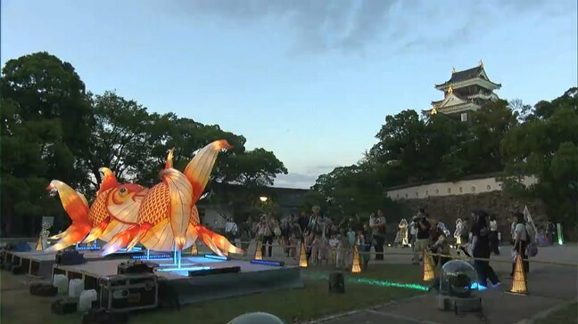 烏城夏まつり始まる 岡山後楽園では夏の幻想庭園開催中|TBS NEWS DIG