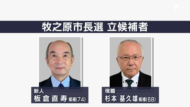 牧之原市長選挙告示　現職と新人の一騎打ちか＝静岡県|TBS NEWS DIG