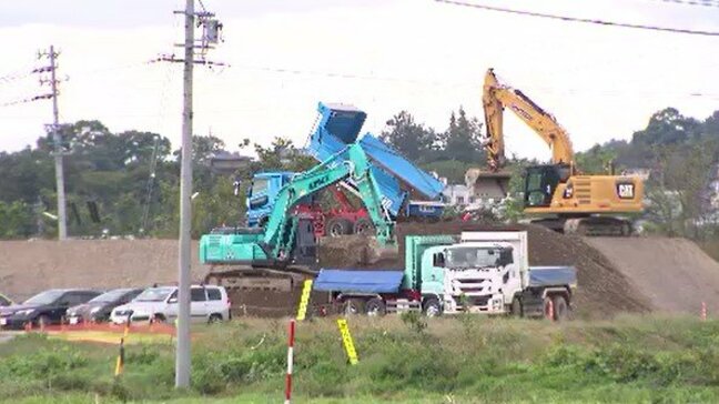建設業を身近に感じて!中野市で子どもたちが工事現場を訪れ見学 長野|TBS NEWS DIG