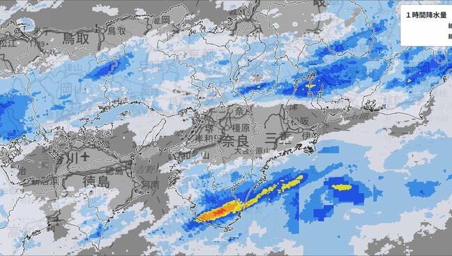 【大雨情報】近畿地方は、12日昼過ぎにかけて局地的に雷を伴った非常に激しい雨が降る見込み　近畿中部では1夕方にかけて土砂災害に警戒【雨風シミュレーション】|TBS NEWS DIG