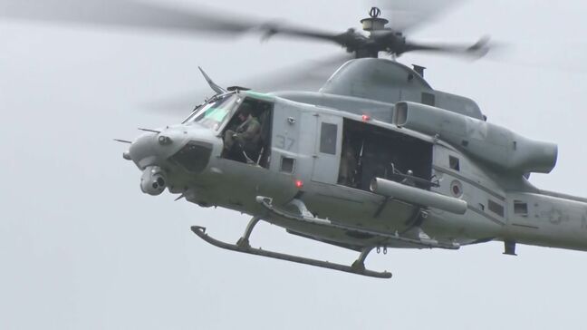 米軍ヘリからバッグ落下事故 捜索2日目も見つからず|TBS NEWS DIG