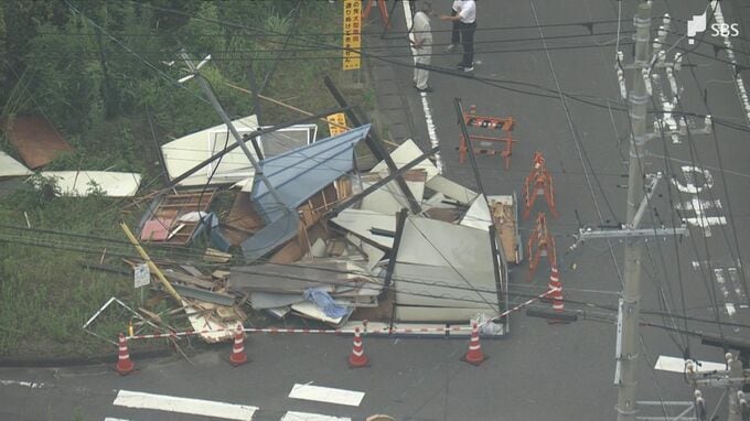 沿岸地域の突風はダウンバーストかガストフロントの可能性　静岡県西部の被害地域を気象台が調査　|　静岡のニュース | SBSNEWS | 静岡放送