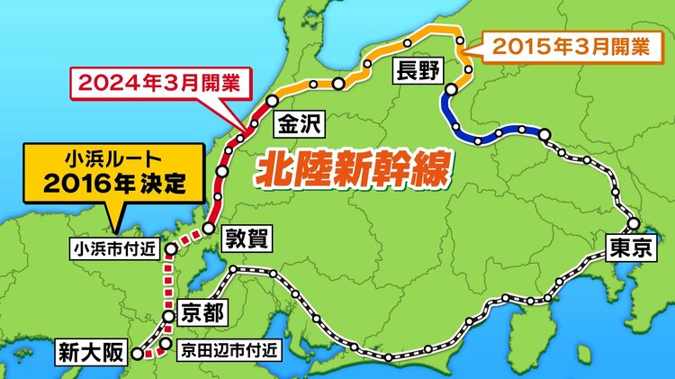 参院選・京都選挙区】北陸新幹線の延伸計画に「アクセスが便利になる