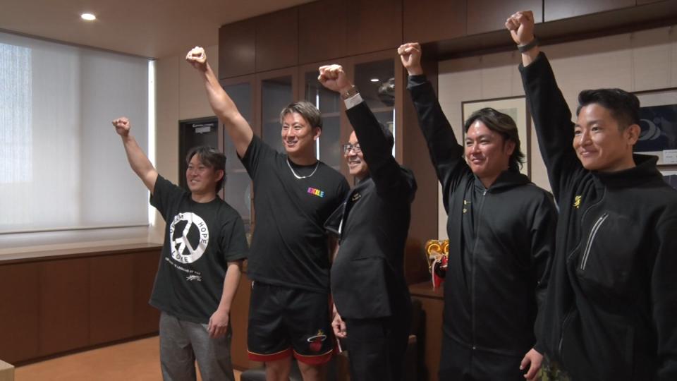 オリックス「ラオウ」杉本選手らが宮古島で自主トレ入り