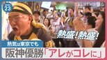 関西だけじゃない！東京では“熱盛コール” 阪神18年ぶりの優勝で「アレがコレに」川に柱に…道頓堀では危険行為も【news23】|TBS NEWS DIG