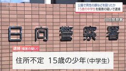 日向市の公園で知人男性の顔面を殴った傷害容疑 住所不定の中学生(15)を逮捕|TBS NEWS DIG