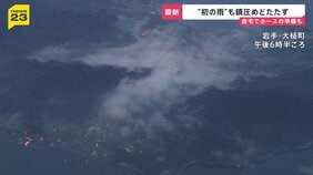 【岩手・大槌山林火災】「嬉しいけどこんなもんじゃ足りない」発生6日目で“初めての雨”も鎮圧のめどたたず…町民の3割に避難指示【news23】|TBS NEWS DIG