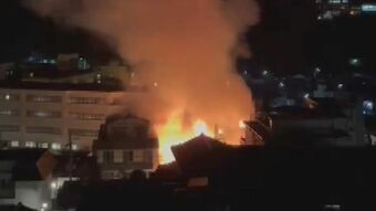 火柱に爆発音も…下呂温泉の中心部で深夜に火事　懸命の消火活動続く　岐阜　|　東海地方のニュース【CBC news】 | CBC web