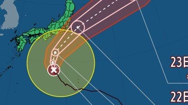 【台風情報】大型で強い台風25号あす21日から22日かけ関東など東日本太平洋側に接近か 関東では200ミリから400ミリ降雨予想　厳重な警戒を|TBS NEWS DIG