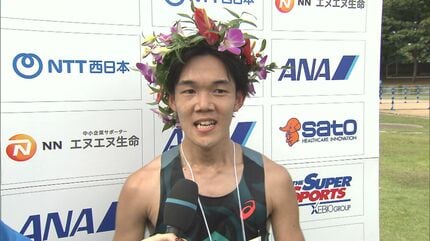NAHAマラソン 優勝は愛知県の西川朋秀（25） 途切れない沿道の声援を