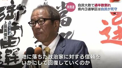 衆議院選挙 富山は「自民王国」面目を保つ 当派閥の裏金問題で逆風の中