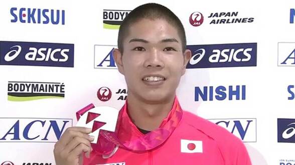 男子400mH・銀の後藤大樹、初の世界大会に「完敗してしまって悔しい」 アジア大会は「日本記録を塗り変えるつもりで」【U20世界陸上帰国】|TBS NEWS DIG