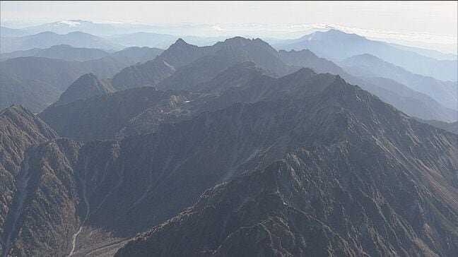 北アルプス槍ヶ岳で遭難　埼玉県の71歳男性が滑落　尾てい骨を折る大けが　県消防防災ヘリが救助|TBS NEWS DIG