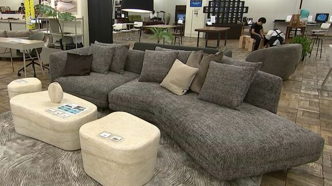 国内外のブランド家具など約300点などが並ぶ「インテリアライフスタイルフェア」　デンマーク発祥の“Bo Concept” も【岡山】|TBS NEWS DIG