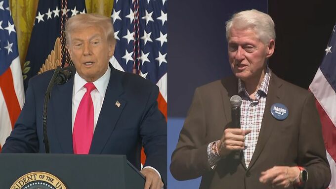 トランプ大統領　未成年者への性的虐待疑いの富豪と民主党の関係の捜査を求める　クリントン元大統領らを対象に