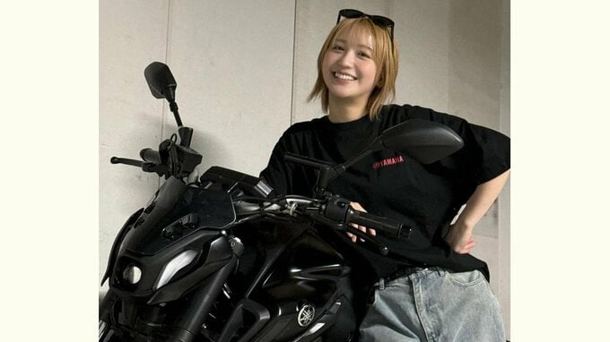 【 伊藤愛真 】愛車バイク・MT-07と共にお台場へ　金髪に〝パパが「ギャルじゃん！」〟　ラーメンにもご満悦|TBS NEWS DIG