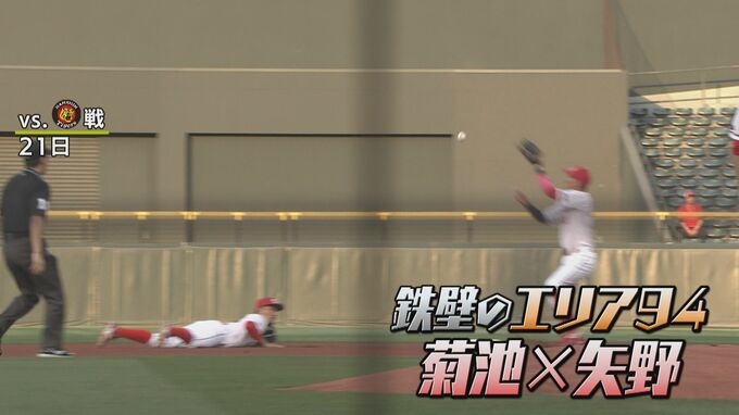 鉄壁の “エリア94” 誕生　菊池涼介 × 矢野雅哉の二遊間　広島カープ　今季の失策 最少ペースで “守り勝つ”　|　RCC NEWS | 広島ニュース | RCC中国放送