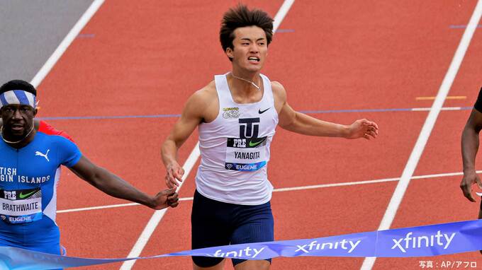 男子100m、初出場の栁田大輝は10秒26で8位　110mHパリ内定の泉谷駿介は13秒33で7位【DLユージーン】|TBS NEWS DIG