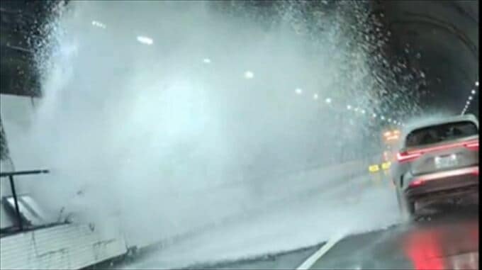 【中央道・上り】　勝沼ICー大月JCTで通行止め　笹子トンネル内の消火設備から漏水　|　山梨のニュース | ＵＴＹテレビ山梨