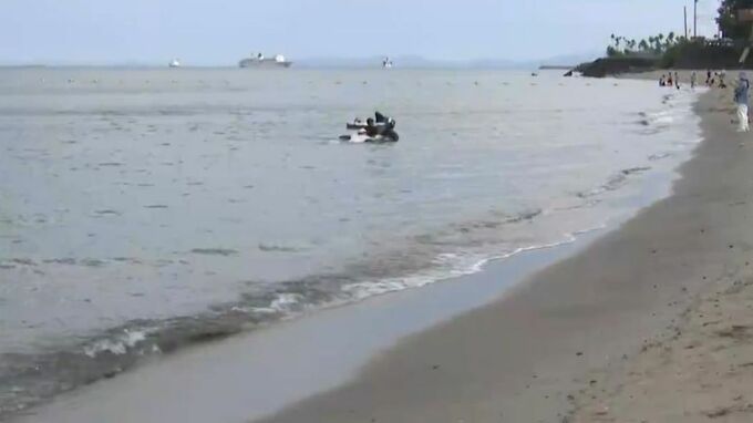 磯海水浴場沖で救助されるも死亡　鹿児島市の77歳男性と判明|TBS NEWS DIG