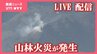 【速報・LIVE映像あり】山林火災が発生　山梨・上野原市の扇山　|　山梨のニュース | ＵＴＹテレビ山梨