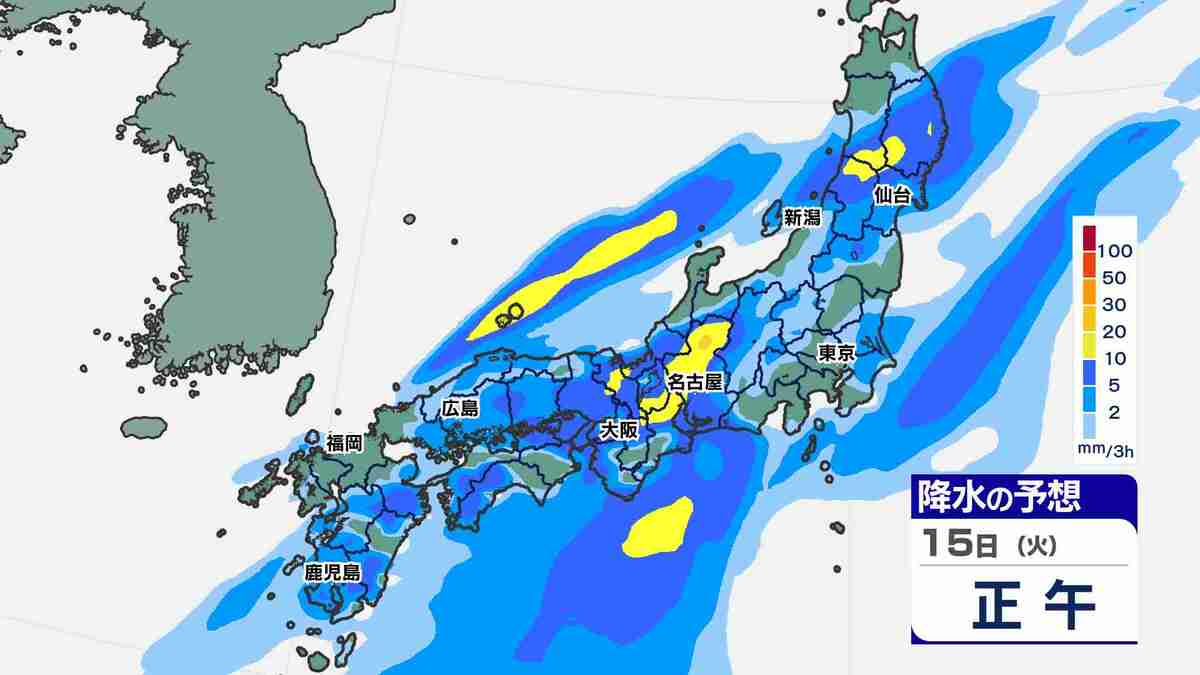 【今週の雨】秋雨前線　日本付近に居座る　「熱帯低気圧」発生　前線を活発化させる可能性も【３時間ごと雨シミュレーション１８日（金）まで／シルバーウイーク天気予報】気象庁予想天気図