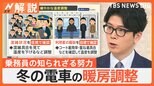 冬の電車の中は暑すぎる? 通勤電車が26℃! 対策は? 暖房使わない電車があった!“深すぎる”で有名な…【Nスタ解説】|TBS NEWS DIG