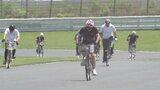 サーキット場でママチャリレース 大分 | 大分のニュース|OBS NEWS|大分放送