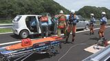 来月の開通を前に…小名浜道路で事故想定した訓練 福島 | 福島のニュース│TUF