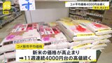 コメ平均価格4260円　新米価格の高止まり背景に11週連続4000円台続く|TBS NEWS DIG