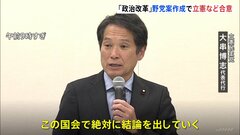 「この国会で絶対に結論を出していく」野党各党が政治改革について協議　国民民主党などはけさの協議を欠席| TBS CROSS DIG with Bloomberg