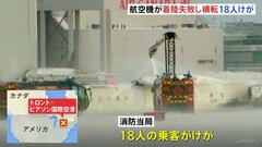 着陸失敗による航空機の横転事故、18人けが　カナダ・トロントの空港| TBS CROSS DIG with Bloomberg