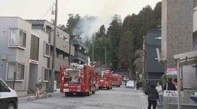 【速報】伊達政宗が眠る「瑞鳳殿」近くで火災　消火活動中|TBS NEWS DIG