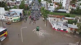 「7時間にわたる集中豪雨で市の大部分が冠水」南米アルゼンチンで大規模な洪水　少なくとも10人死亡　ブエノスアイレス|TBS NEWS DIG