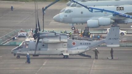 陸自オスプレイ、鹿屋基地に訓練で飛来へ「操縦士の技能向上が不可欠