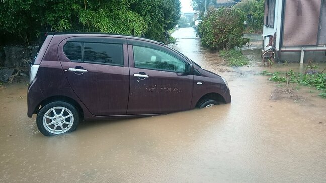 長崎県で線状降水帯発生 南島原市で冠水|TBS NEWS DIG