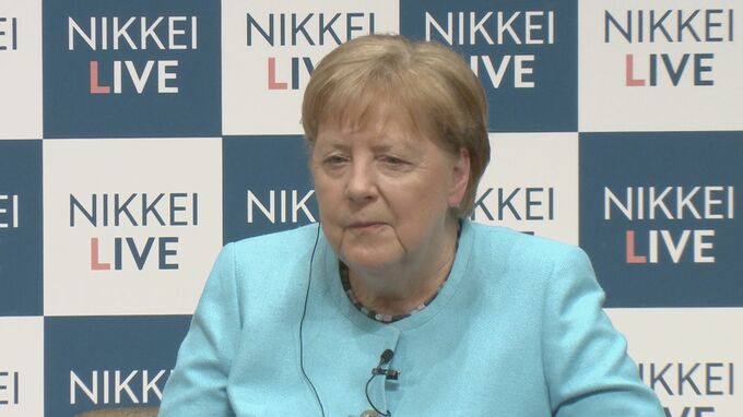 来日中の独メルケル元首相「大きな問題は多国間主義によってしか解決できない」　トランプ氏やプーチン氏にも言及|TBS NEWS DIG